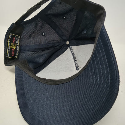 Eagle Crest 5 Panel Blue One Size Hat USS John F. Kennedy CV-67 Ship Snapback