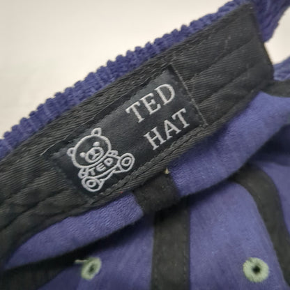 Teddy Fresh Baseball Cap Blue Green One Size Corduroy Patch Strapback Hat