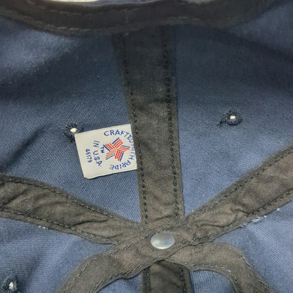 Baseball Cap Blue One Size Fox Nation Patriot Star Slideback USA Made Logo Hat