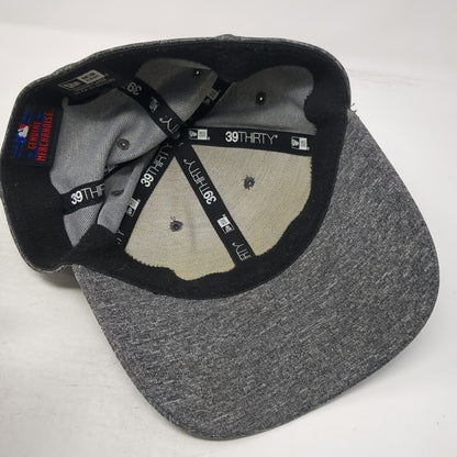 New Era Los Angeles Dodgers MLB Baseball Cap Gray L 39THIRTY Stretch Fit Hat