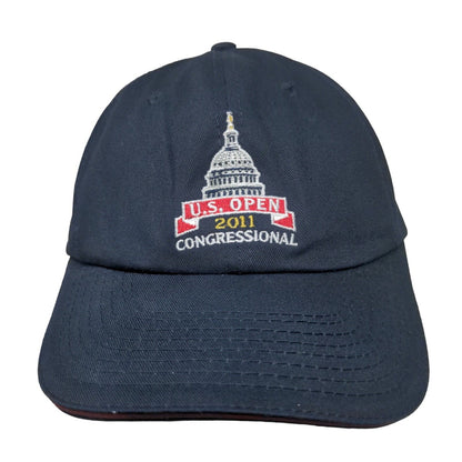 U.S. Open Congressional 2011 Slideback Hat Blue One Size USGA Member