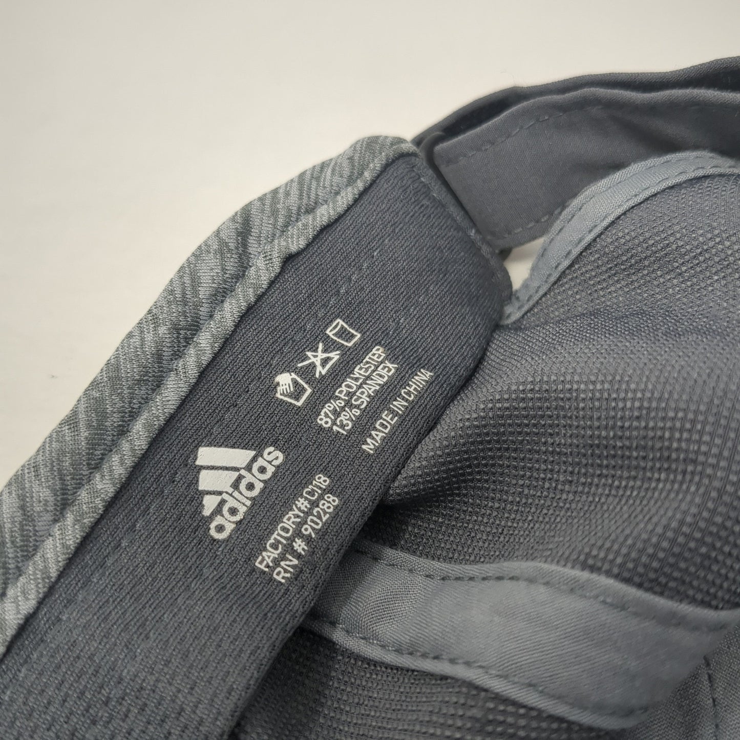 Adidas Strapback Hat Gray One Size 3 Stripes Adjustable Solid Outdoor