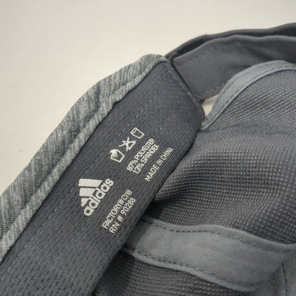 Adidas Strapback Hat Gray One Size 3 Stripes Adjustable Solid Outdoor