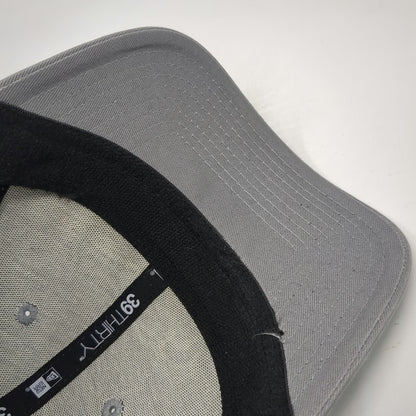 New Era Seattle Seahawks NFL Gray Cap L Mesh Back Stretch Fit 39THIRTY Logo Hat