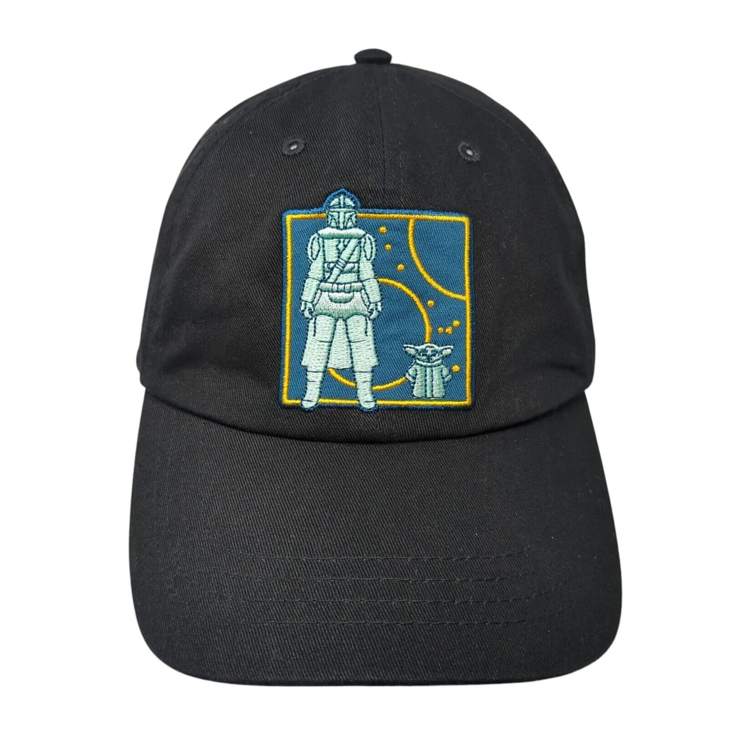 The Mandalorian & Grogu Snapback Hat Black One Size Adjustable Star Wars