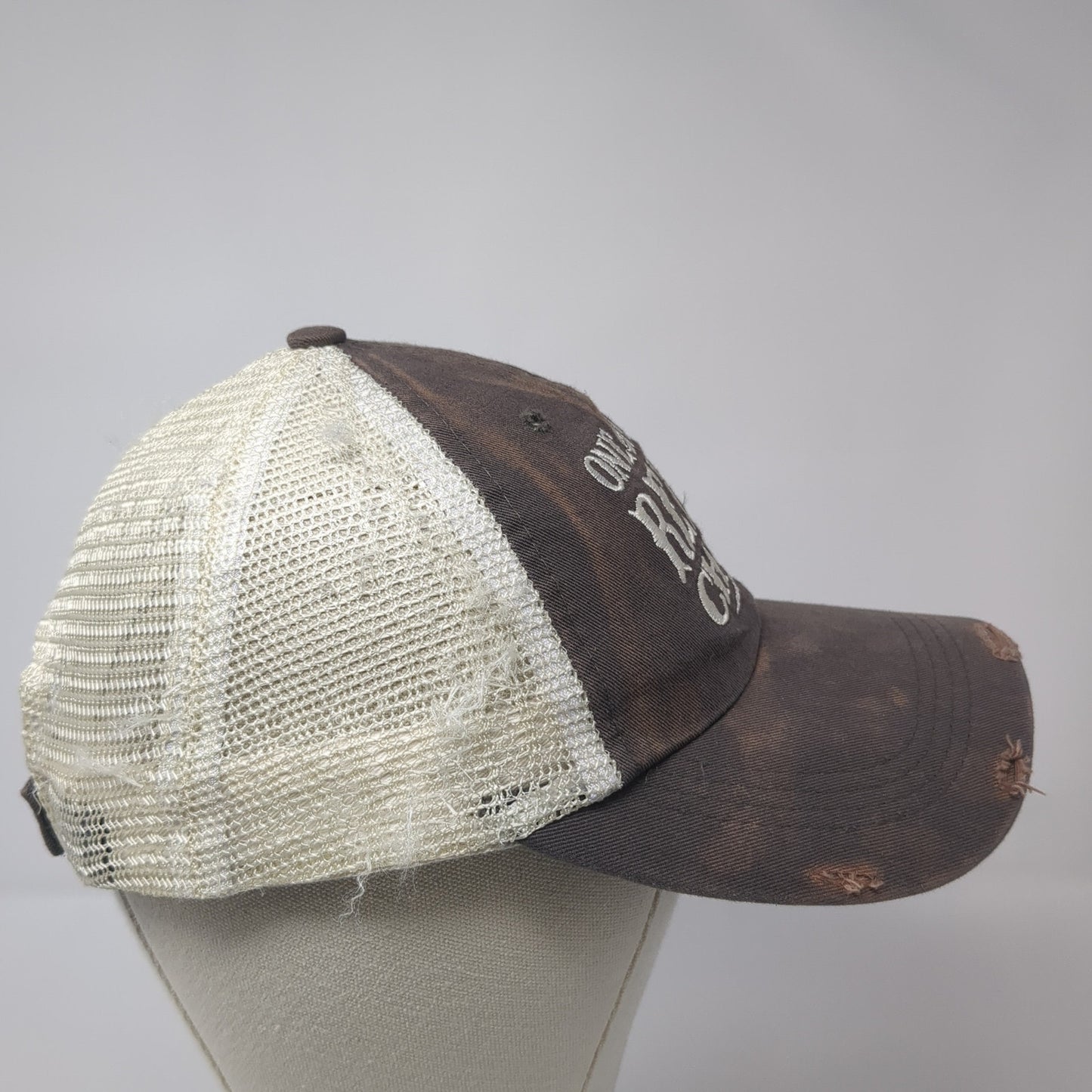 One And Only Rebel Child Strapback Trucker Hat Gray One Size Junk Gypsy