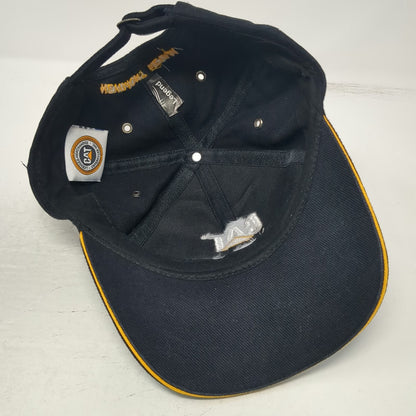 Caterpillar Baseball Cap Black One Size MineStar Newmont Nevada Slideback Hat