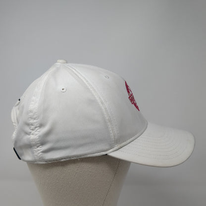 PGA National Resort And Spa Strapback Hat White One Size Nike Swoosh