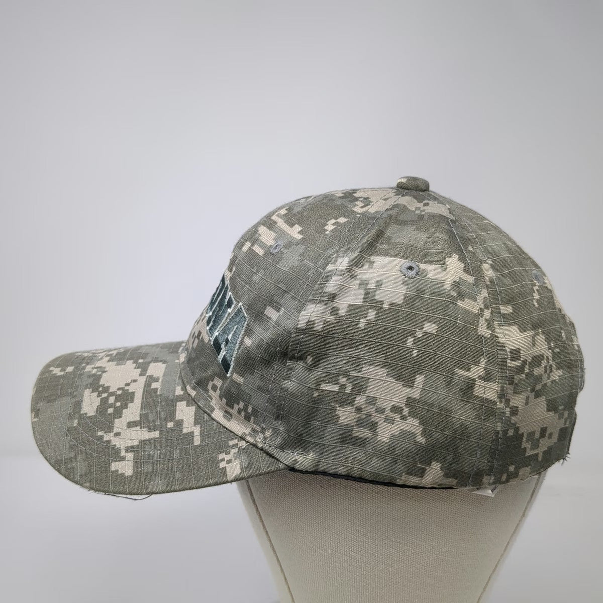 SNCO Baseball Cap Gray Green Beige One Size Arizona Digital Camo Embroidered Hat
