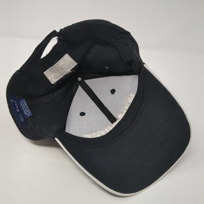 Live United Strapback Baseball Cap Black OS Adjustable Embroidered Hit Wear