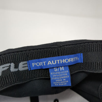 G45 You're Halfway There Fitted Hat Black S/M Embroidered Port Authority