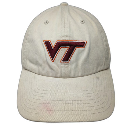 Virginia Tech Hokies NCAA 47 Cap Beige One Size Adjustable Embroidered Logo Hat