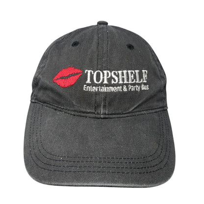 Top Shelf Entertainment & Party Bus Slideback Baseball Cap Black OS Adjustable