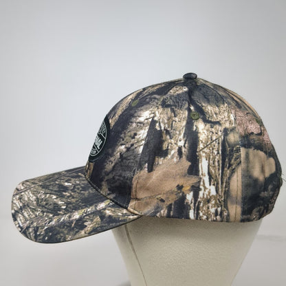 Fastenal Baseball Cap Brown One Size Camo Industrial Workwear Patch Hat