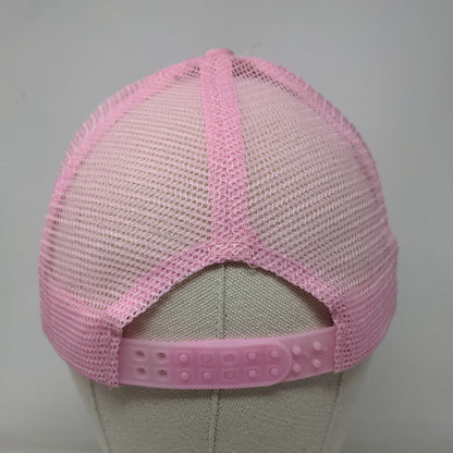 Florida Sunshine State Snapback Mesh Back Trucker Hat Pink One Size
