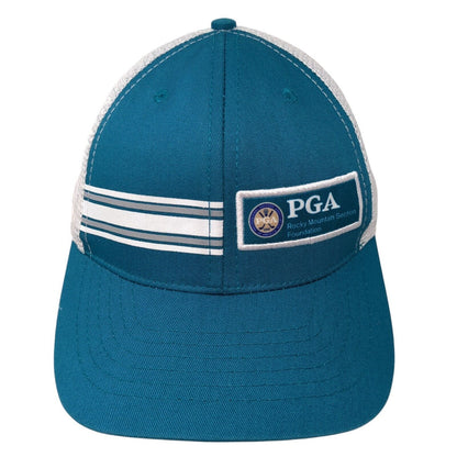 PGA Snapback Trucker Hat Blue One Size Rocky Mountain Section Foundation