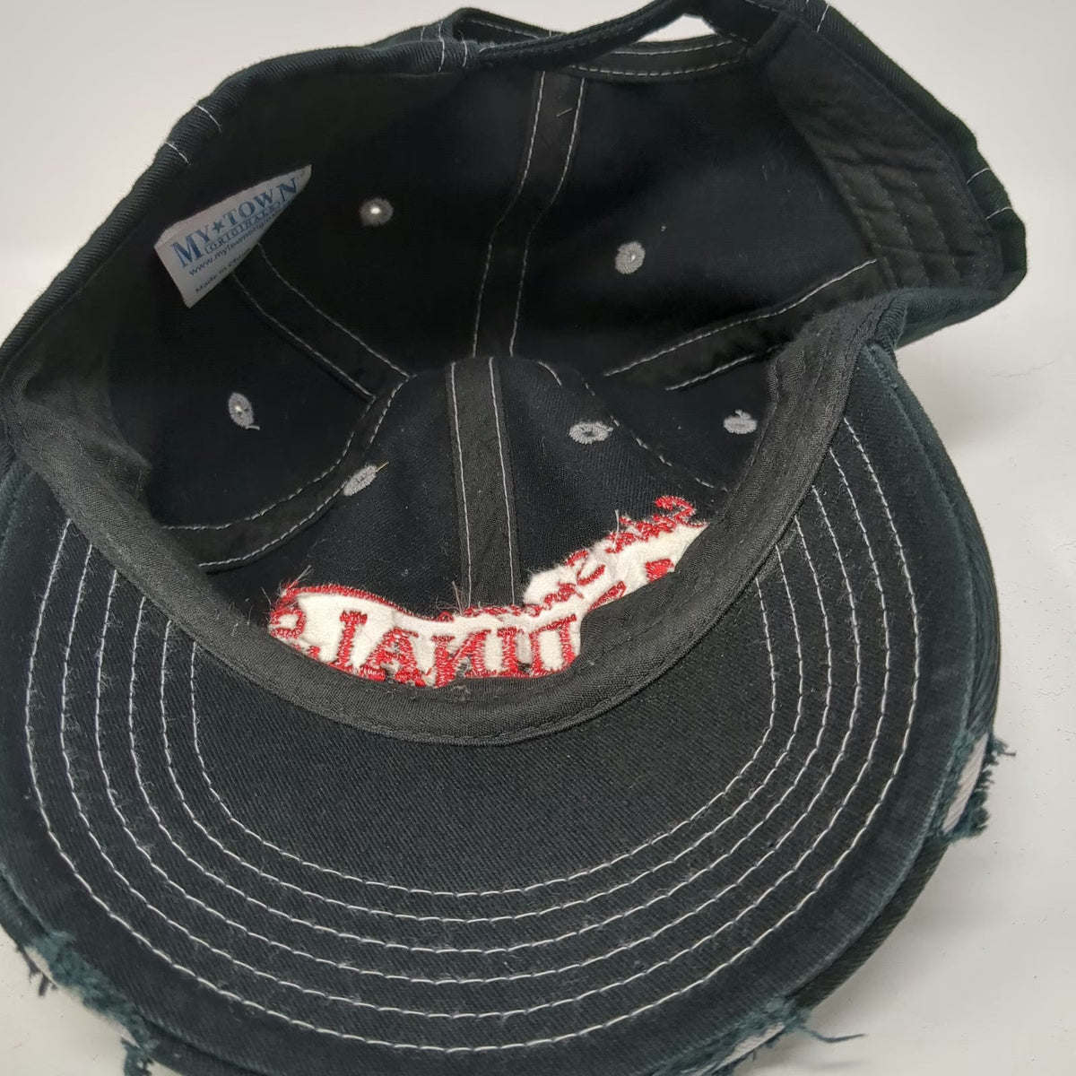 My Town Originals Black Red One Size Baseball Cap Soda Springs Cardinals Hat