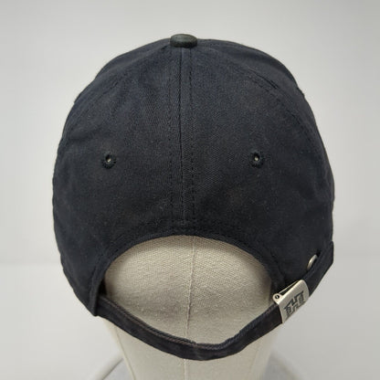 Kulanui Hawaii Slideback Hat Black One Size Adjustable Embroidered 6 Panel
