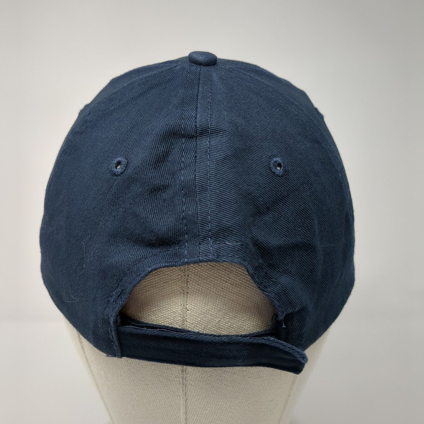 PCA Strapback Hat Blue One Size Adjustable Embroidered Solid Hit Wear