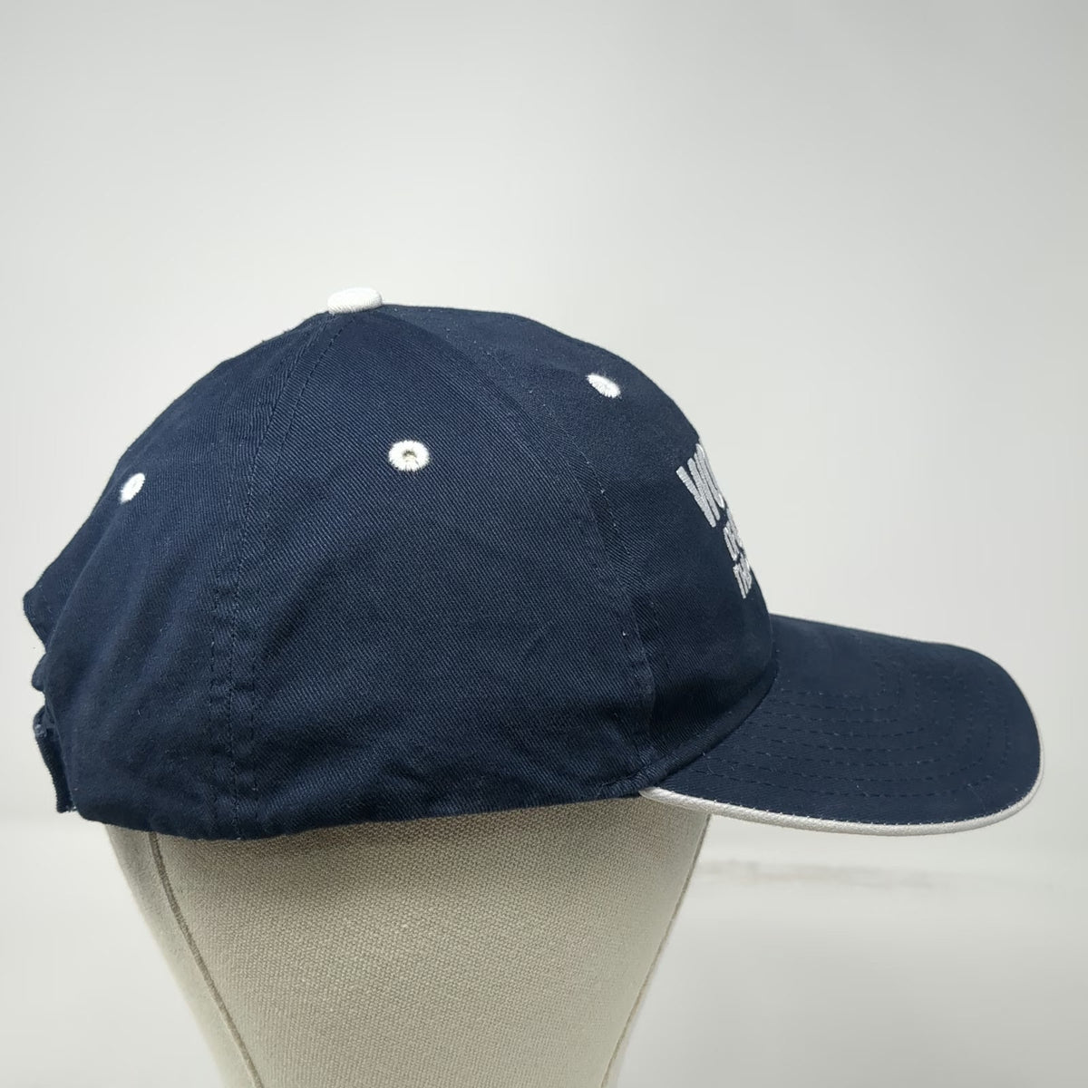 Hit Wear Baseball Cap Blue One Size Wonder Of The Seas Embroidered Cotton Hat