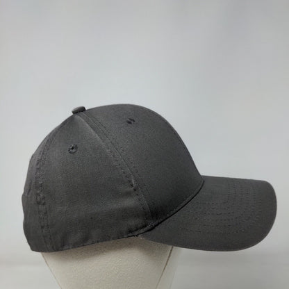 Work Hard Drink Beer Snapback Hat Gray One Size Adjustable Embroidered Brewery