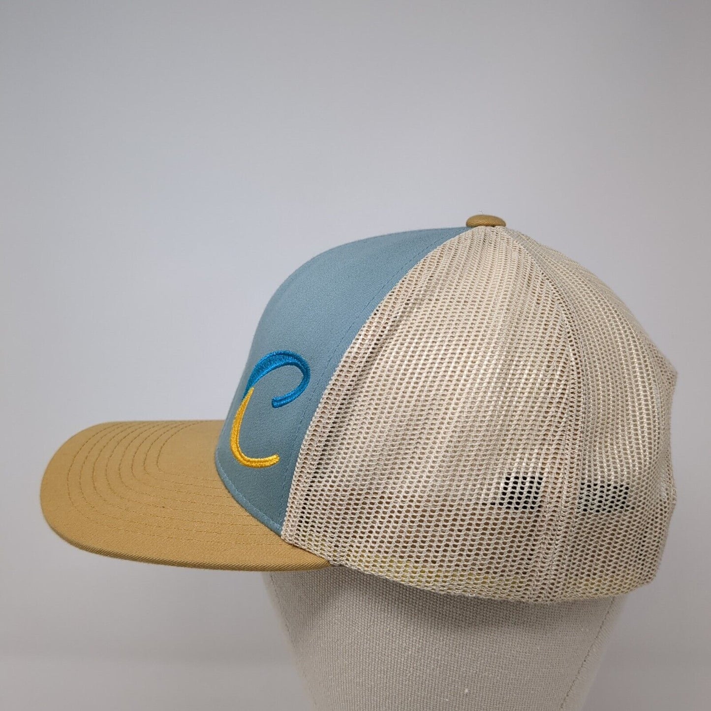 Pacific Headwear Snapback Trucker Hat Multicolor One Size Adjustable Mesh Back