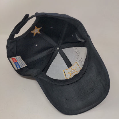 US Army Strapback Hat Blue OSFA Embroidered Adjustable 6 Panel Santo Cap