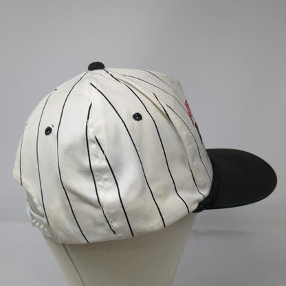 Young An 5 Panel White Hat 1995 Daytona 500 Pinstripe Rope Green Vintage
