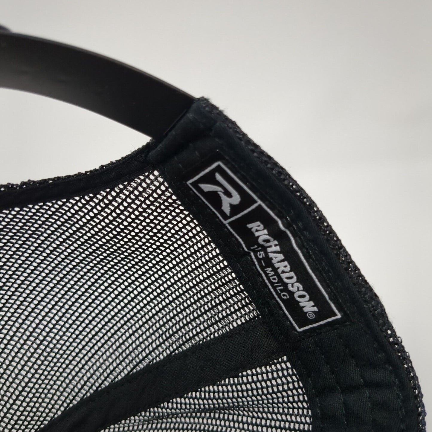 Valor Trailers Snapback Trucker Hat Black M/L Adjustable Mesh Back Richardson