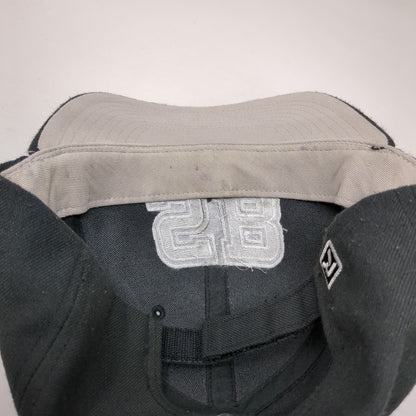SB Strapback Hat Black Medium-Large Adjustable Embroidered Richardson