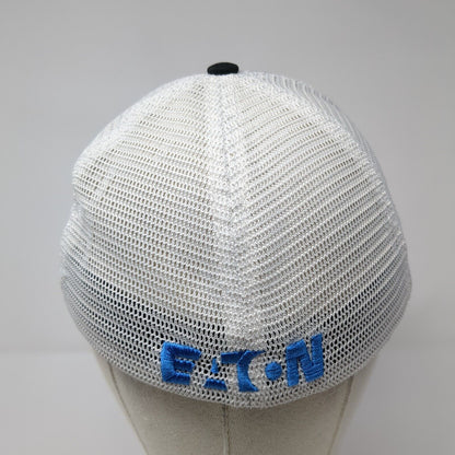 Platt Fitted Mesh Back Trucker Hat Black One Size Colorblock Outdoor