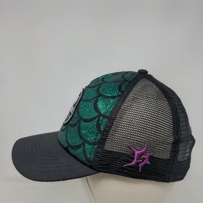 Leg Day Team Sparkle Snapback Trucker Hat Multicolor OS Mesh Back Headsweats