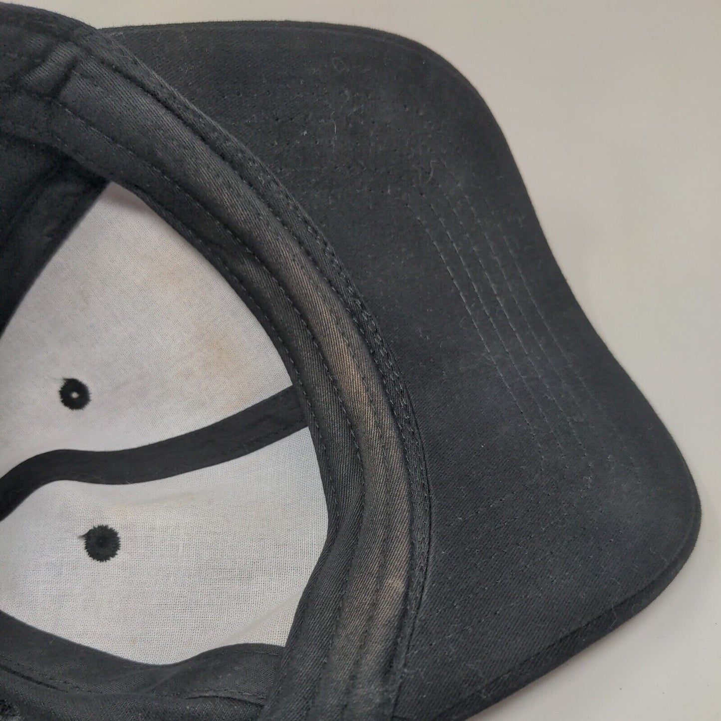 Daddy Girl Slideback Hat Black OSFM Adjustable 6 Panel Vent Holes