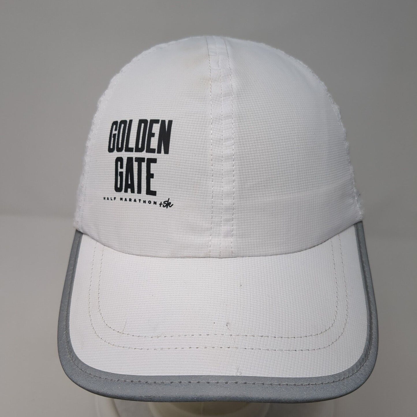 Golden Gate Half Marathon +5K Strapback Running Cap White OS Adjustable Otto