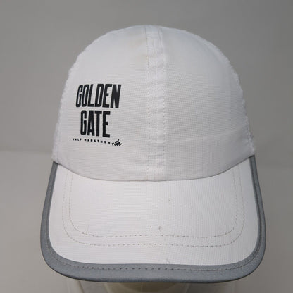 Golden Gate Half Marathon +5K Strapback Running Cap White OS Adjustable Otto