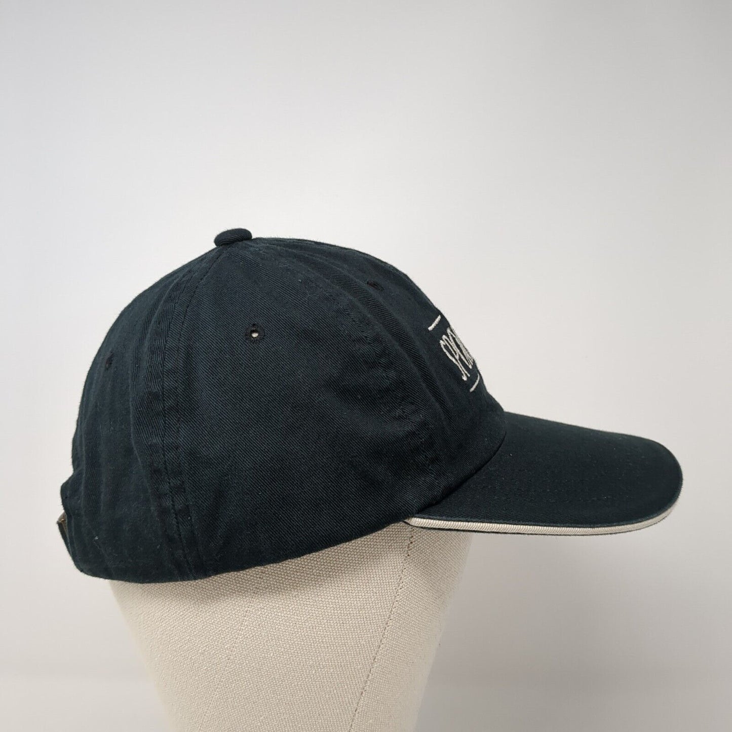 RDV Sportsplex Slideback Hat Black One Size Solid Adjustable Sportsman