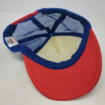 Cobra Crux Fermentation Project Trucker Hat White Blue Red One Size Snapback