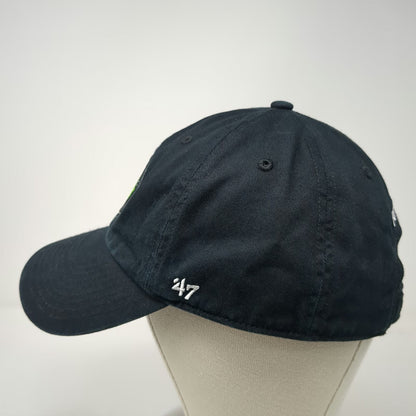 '47 Jimmy Fund Golf Dana-Farber Defy Cancer Black Baseball Cap Hat One Size