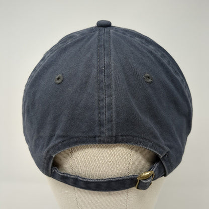 George Slideback Hat Blue One Size Adjustable Solid Outdoor Vent Holes