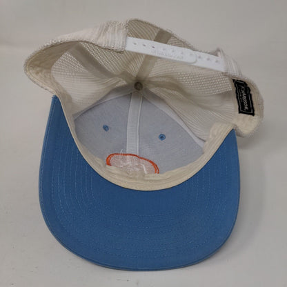 GMF Snapback Mesh Back Trucker Hat Blue One Size Colorblock Richardson