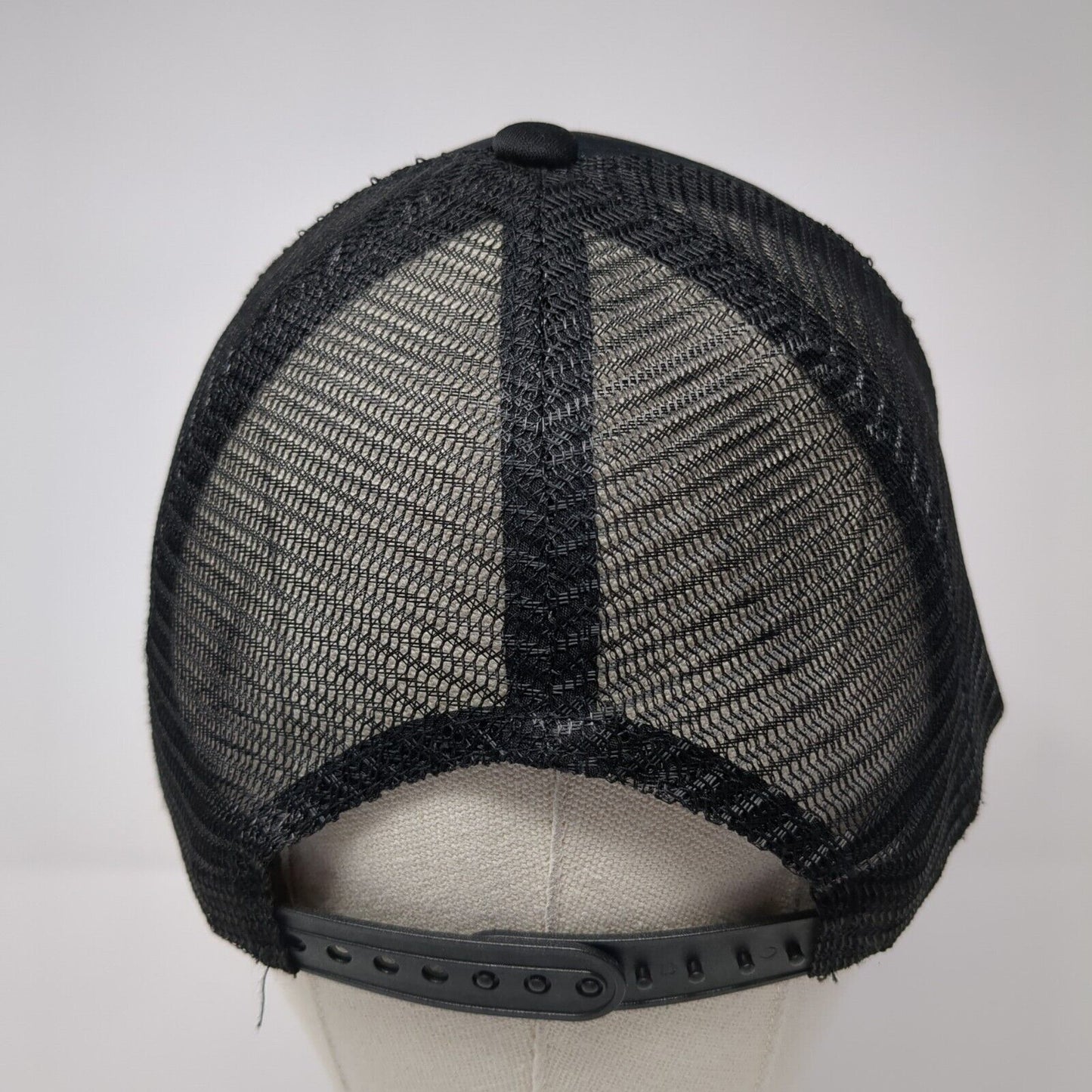 Surfware Hawaiian Classics Snapback Trucker Hat Black OS Adjustable Mesh Back