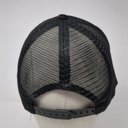 Surfware Hawaiian Classics Snapback Trucker Hat Black OS Adjustable Mesh Back