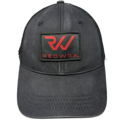 Hoyt Archery REDWRX Trucker Hat Black Red One Size Snapback Mesh Patch Hunting