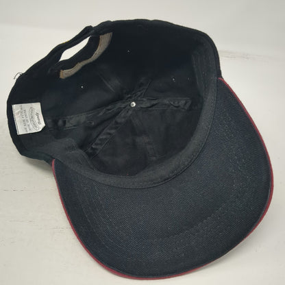 Christian Brothers Brandy Hat Baseball Cap Black Red Gold One Size Strapback
