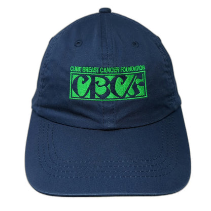 Imperial Baseball Cap Blue One Size CBCF Cure Breast Cancer Foundation Logo Hat