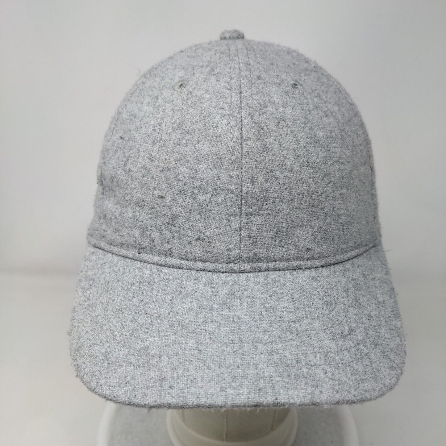 Unbranded Slideback Hat Gray OSFM Adjustable 6 Panel Solid Blank