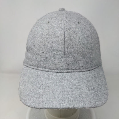 Unbranded Slideback Hat Gray OSFM Adjustable 6 Panel Solid Blank