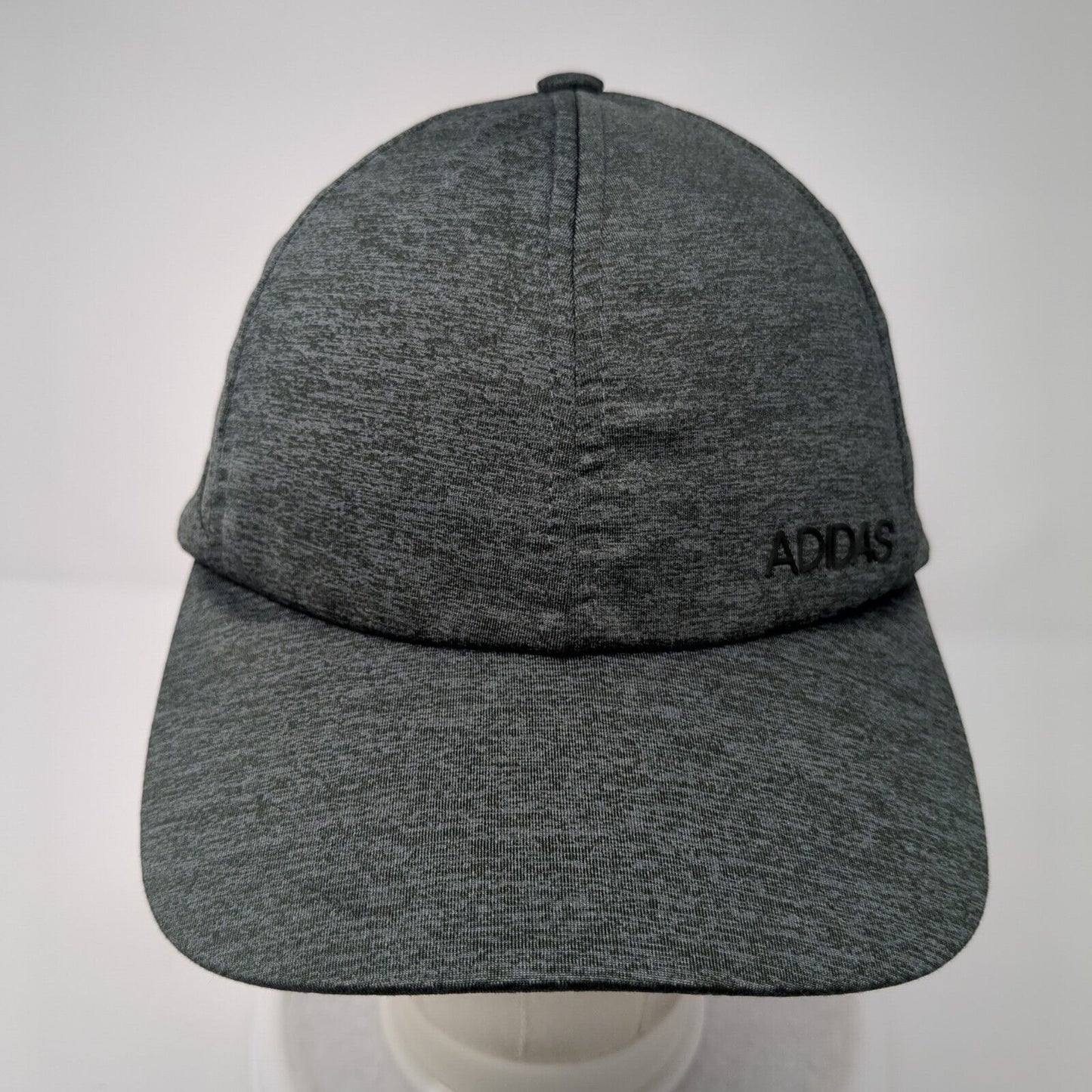 Adidas Spell Out Strapback Hat Gray One Size Adjustable Climalite