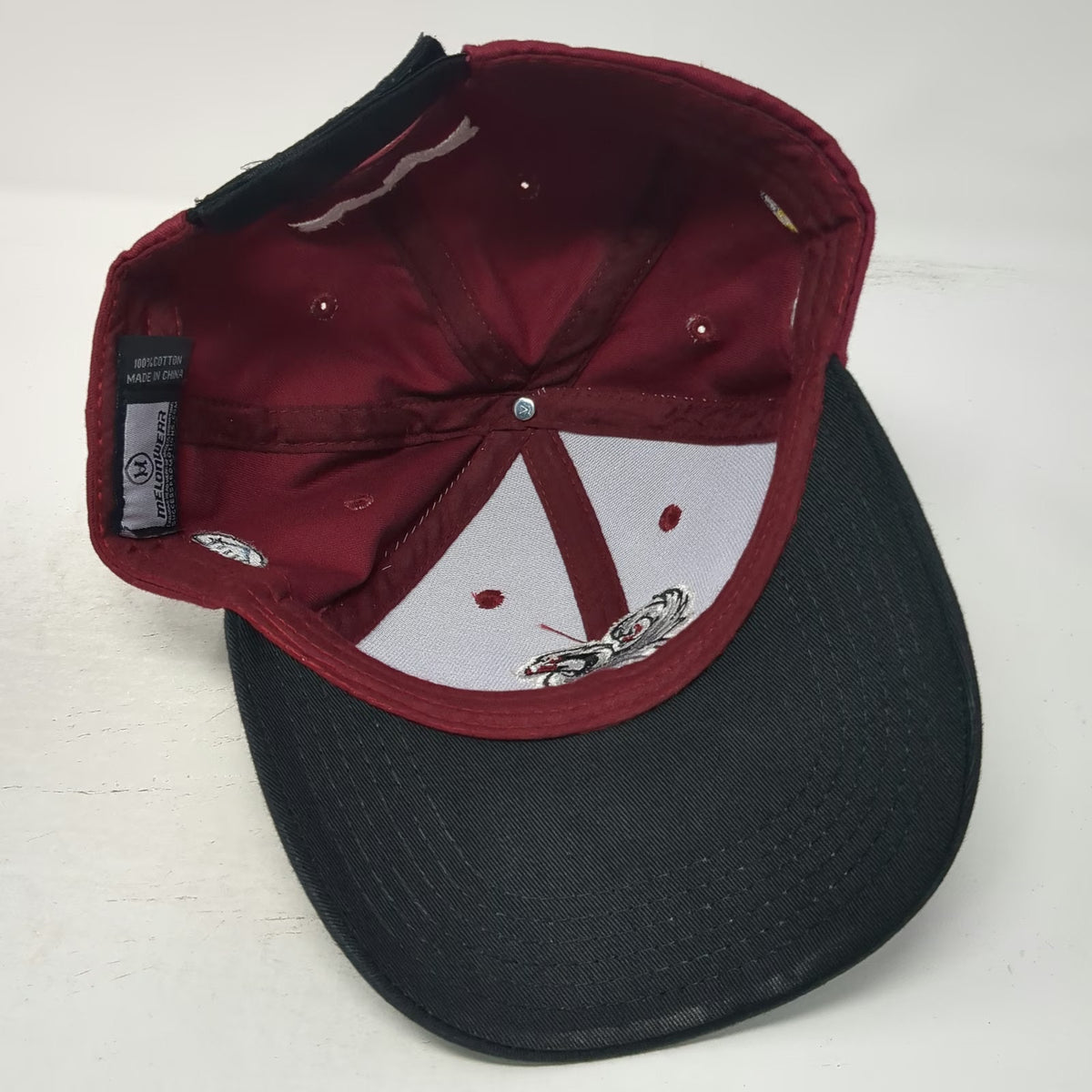 South Carolina Gamecocks NCAA Melonwear Cap Red Black OS Hat Season Ticket