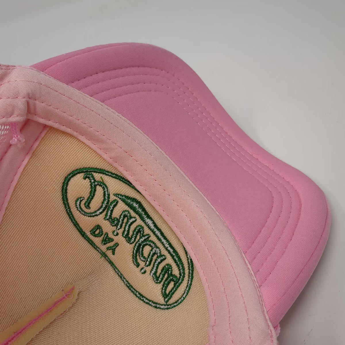 Pink Trucker Hat One Size Day Drinking Graphic Mesh Snapback Foam Crown Cap